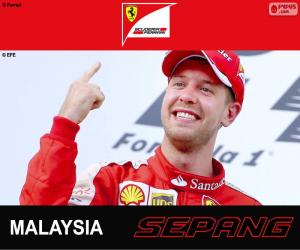 yapboz Vettel GP Malezya 2015